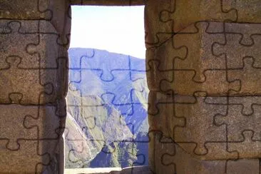 Ventana en Machu Picchu