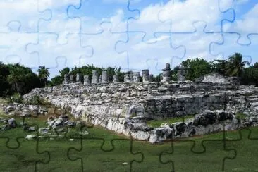 Zona ArqueolÃ³gica El Rey, CancÃºn. jigsaw puzzle