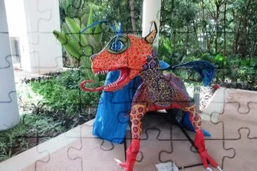 Alebrije en Museo Maya de CancÃºn. jigsaw puzzle