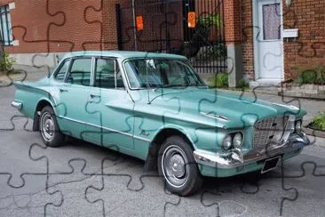 פאזל של AutomÃ³vil Plymouth, Valiant, 4 puertas, aÃ±o 1.960