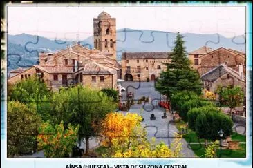 AÃNSA (HUESCA) â€“ VISTA DE SU ZONA CENTRAL