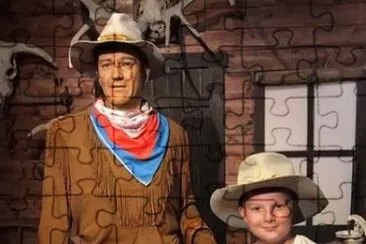 John Wayne and Greyson