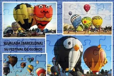 IGUALADA (BARCELONA)  SU FESTIVAL DE GLOBOS