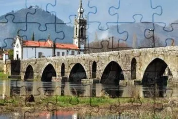 Ponte Medieval bridge, Lima River jigsaw puzzle