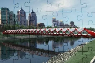 Peace Bridge - Calgary jigsaw puzzle