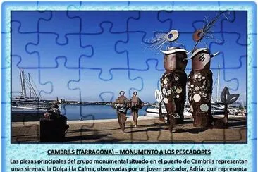 CAMBRILS (TARRAGONA) â€“ MONUMENTO A LOS PESCADORES