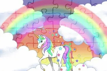 unicorn clouds sprinkiles rainbow