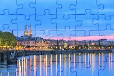 Quai des Chartons Bordeaux jigsaw puzzle