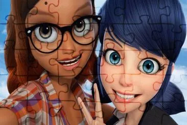 alya y marinette jigsaw puzzle