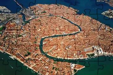 Venise vue d 'avion