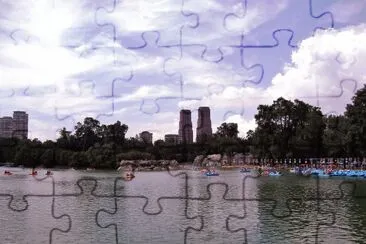 Lago de Chapultepec, Ciudad de MÃ©xico. jigsaw puzzle