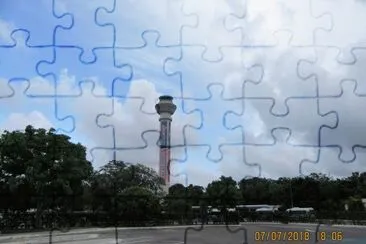 Faro en Puerto JuÃ¡rez, Quintana Roo. jigsaw puzzle