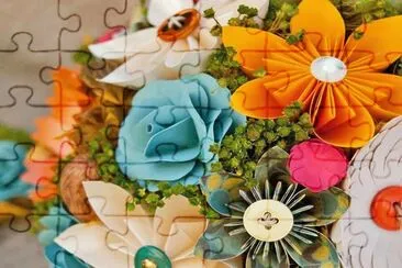 flores de papel jigsaw puzzle