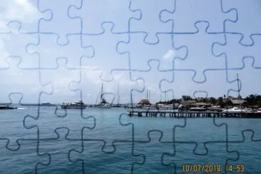 Isla Mujeres, MÃ©xico. jigsaw puzzle