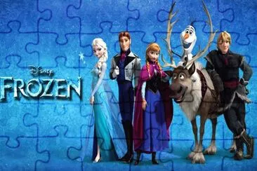 Frozen jigsaw puzzle