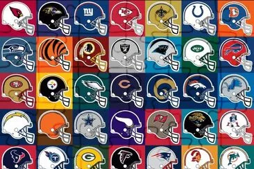 פאזל של NFL Helmets