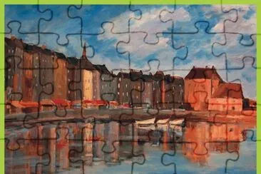 Monet  paisaje jigsaw puzzle