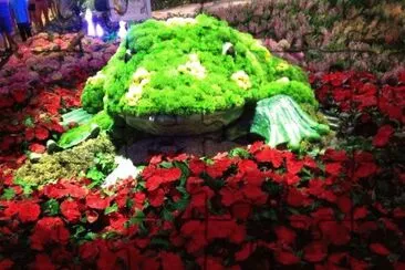 Decoracion con flores Casino Bellagio las Vegas.