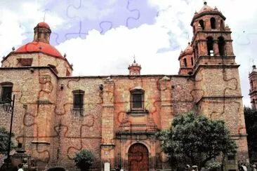 Templo en Morelia, MÃ©xico. jigsaw puzzle