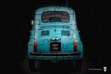 FIAT 500 principessa jigsaw puzzle