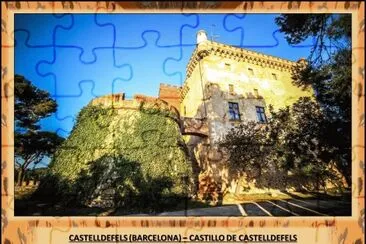 פאזל של CASTELLDEFELS (BARCELONA) â€“ CASTILLO DE CASTELLDEFELS