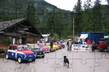 Fiat 500-Lago di Dobbiaco (BZ)