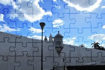 Antigua muralla de Ciudad CamÃ©che. jigsaw puzzle