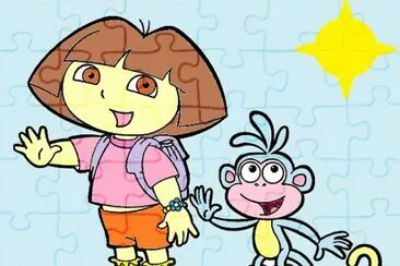 Dora y botas