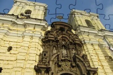 Templo catÃ³lico en Lima, PerÃº. jigsaw puzzle