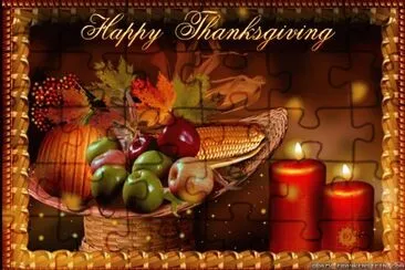 פאזל של Happy Thanksgiving Greeting