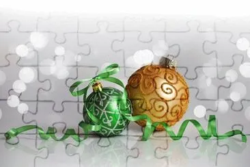 Bolas de Natal jigsaw puzzle