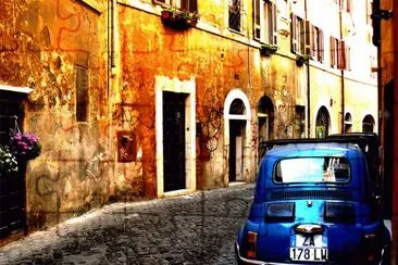 FIAT 500 Trastevere jigsaw puzzle