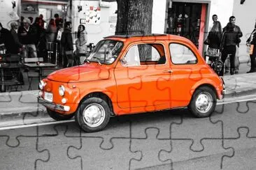 FIAT 500 jigsaw puzzle