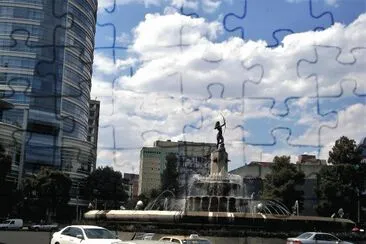 Fuente de la Diana Cazadora, Ciudad de MÃ©xico. jigsaw puzzle