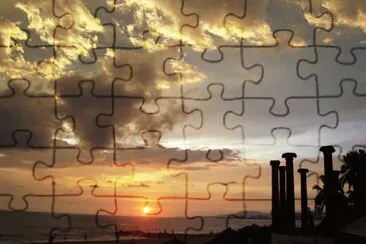 Ocaso en Puerto Vallarta, Jalisco. jigsaw puzzle