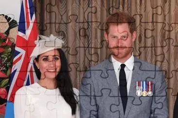 פאזל של Meghan y Harry