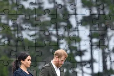 פאזל של Meghan y Harry