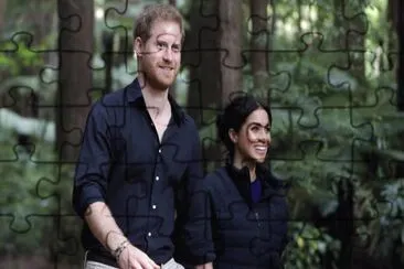 פאזל של Meghan y Harry