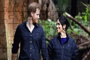 פאזל של Meghan y Harry