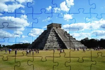 El Castillo en Chichen-ItzÃ¡, YucatÃ¡n. jigsaw puzzle