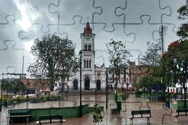 Parque en Santa Barbara Antioquia Colombia jigsaw puzzle