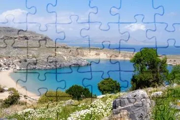 Rhodes Lindos jigsaw puzzle