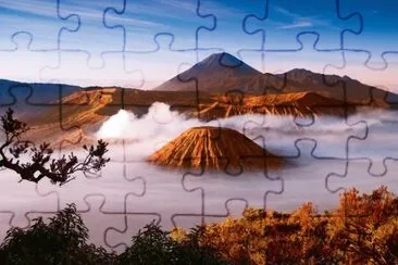 IndonÃ©sie Sulawesi volcans jigsaw puzzle