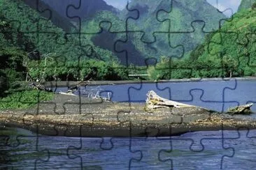 Tahiti paysage jigsaw puzzle