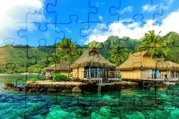 Tahiti paysage marin jigsaw puzzle