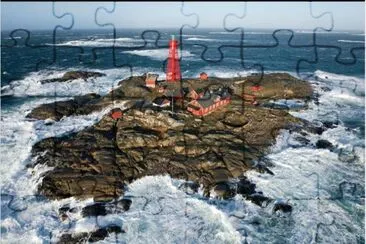 פאזל של phare dans la tempÃªte