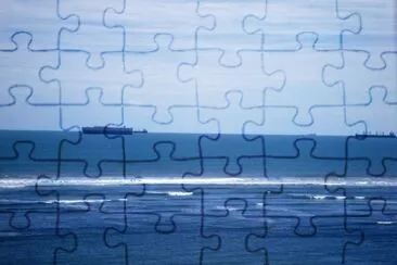 Buques en el Puerto de Veracruz. jigsaw puzzle