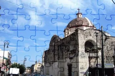 Templo en Cuernavaca, Morelos. jigsaw puzzle