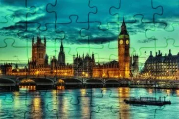 TÃ¡mesis Londres UK jigsaw puzzle