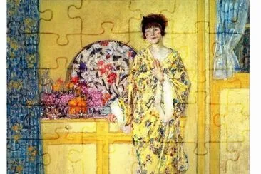 פאזל של Frederick Carl Frieseke 1874-1939